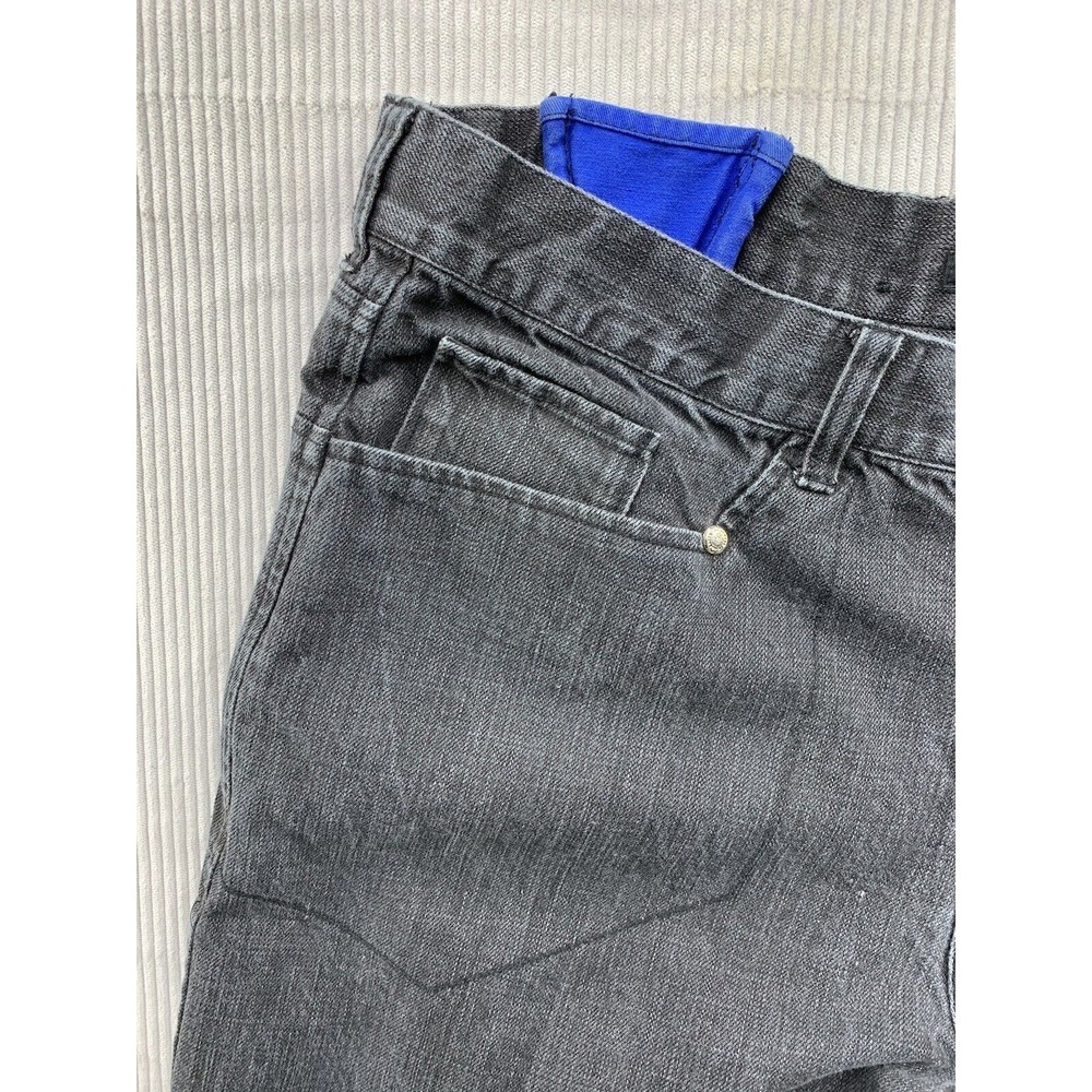 Sean John Denim Jeans Men's Size 38 Black Holiday 2009 Side Zip 100% Cotton Rare - Picture 13 of 16